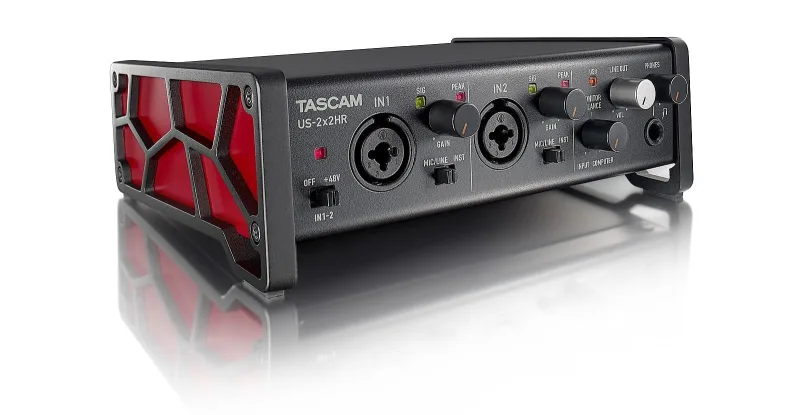 Tascam US-2X2HR interfaz de grabación de audio