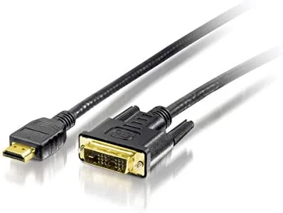 Equip HDMI - DVI M/M 5.0 m - adaptadores de Cable de vídeo (5m, HDMI, DVI)