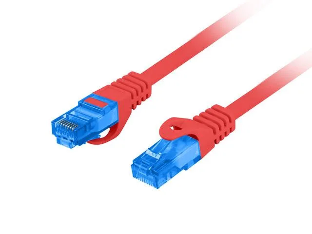 Lanberg PCF6A-10CC-0500-R cable de red Rojo 5 m Cat6a S/FTP (S-STP)