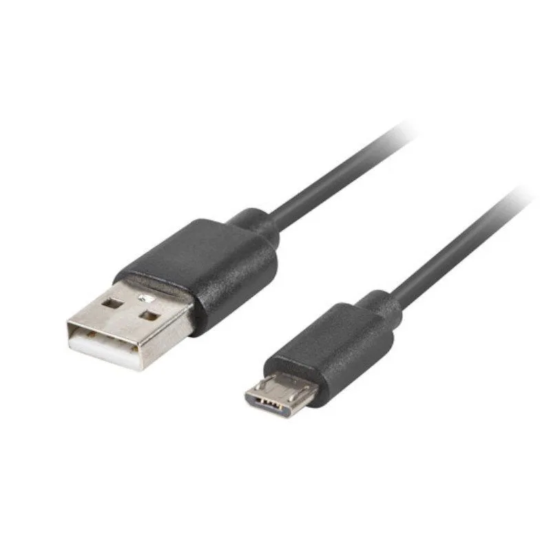Lanberg CA-USBM-20CU-0010-BK cable USB 1 m USB 2.0 USB A Micro-USB B Negro