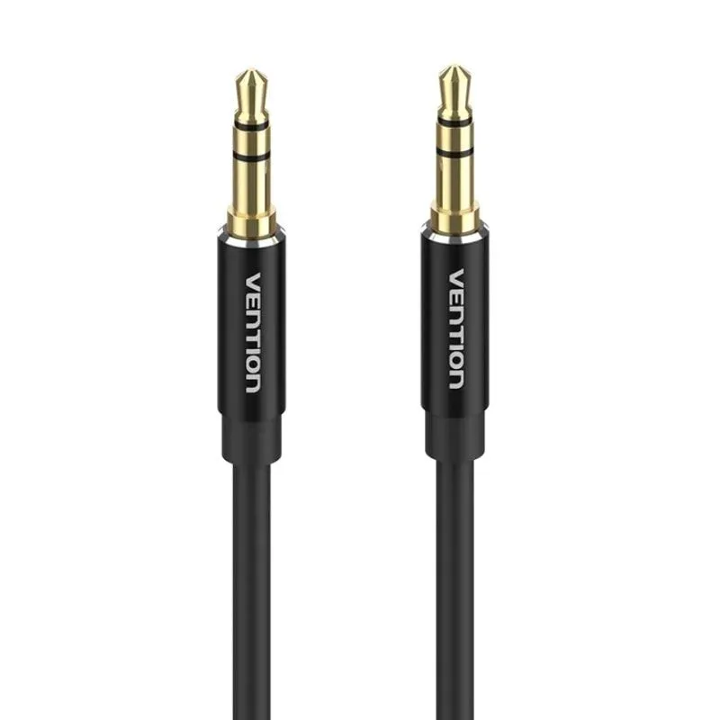 Vention Cable Estéreo BAXBD/ Jack 3.5 Macho - Jack 3.5 Macho/ 50cm/ Negro