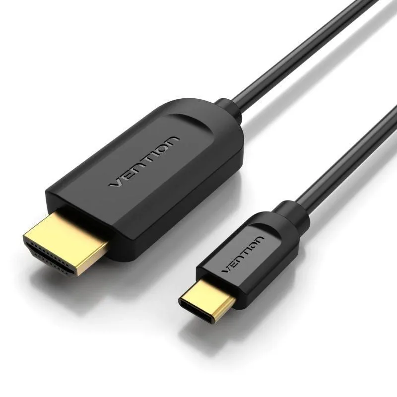 Vention Cable Conversor HDMI 1.4 4K CGUBH/ USB Tipo-C Macho - HDMI Macho/ 2m/ Negro