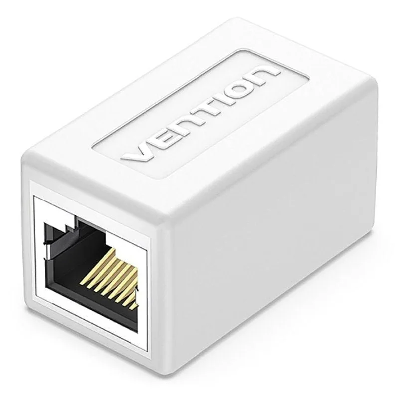 Vention Adaptador Conector RJ45 IPVW0 Cat6 FTP/ RJ45 Hembra - RJ45 Hembra/ Blanco