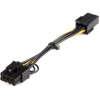 StarTech.com Cable adaptador de alimentación PCI Express de 6 pines a 8 pines