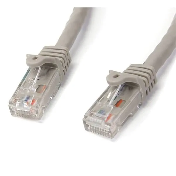 StarTech.com Cable de 2m Gris de Red Gigabit Cat6 Ethernet RJ45 sin Enganche - Snagless