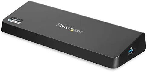 StarTech.com Docking Station USB 3.0 para 2 Monitores HDMI y DisplayPort 4K - USB 3.0 a 4x USB-A, Ethernet, HDMI y DP - Replicador de Puertos Universal para Ordenador Portátil Mac/Win