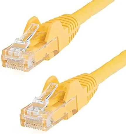 StarTech.com Cable de 3m Amarillo de Red Gigabit Cat6 Ethernet RJ45 sin Enganche - Snagless