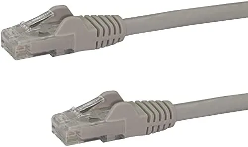 StarTech.com Cable de 10m Gris de Red Gigabit Cat6 Ethernet RJ45 sin Enganche - Snagless