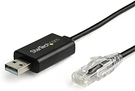 StarTech.com Cable de 1,8m Rollover para Consola Cisco - USB a RJ45