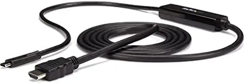StarTech.com Cable Adaptador USB-C a HDMI de 2m - Cable Conversor de USB-C a HDMI para Ordenadores USB Tipo C 4K 30Hz - Negro (CDP2HDMM2MB)