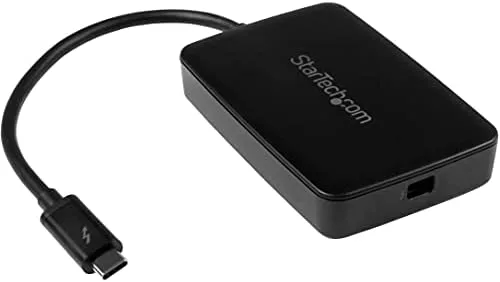 StarTech.com Adaptador Thunderbolt 3 a Thunderbolt 2 de Ordenador Portátil TB3 a Dispositivos TB2 o TB1 - No Reversible - Convertidor Thunderbolt 2/1 - con Certificación TB3 - Win o Mac