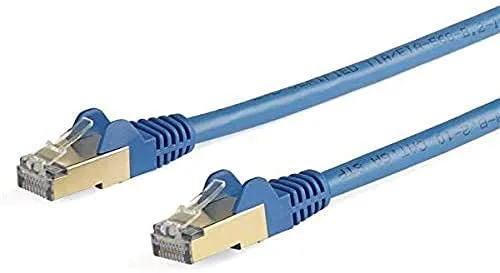 StarTech.com Cable de 7m de Red Ethernet CAT6a Azul RJ45 STP