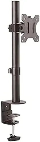 StarTech.com Soporte de Escritorio para Monitor hasta 8kg con Montaje VESA - con Mástil de Servicio Pesado - Ergonómico y Altura Ajustable - Montaje en Escritorio mediante Abrazadera/Ojal