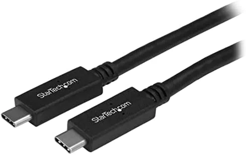 StarTech.com Cable de 1m USB-C a USB-C - USB 3.1 (10Gbps) - 4K - USB-IF - de Carga y Sincronización - Cable USB Tipo C a USB Tipo C (USB31CC1M)