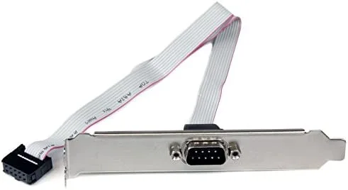 StarTech.com Cable Profesional de 0,3m USB a Puerto Serie Serial RS232 DB9 con Retención del Puerto COM