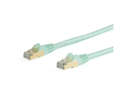 StarTech.com Cable de 7m de Red Ethernet CAT6a Aqua RJ45 STP