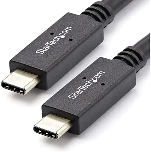 StarTech.com Cable de 1m USB-C con Entrega de Potencia hasta 5A - USB 3.1 de 10 Gbps USB Tipo C Certificado