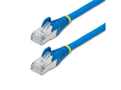 StarTech.com Cable de 10m de Red Ethernet CAT6a - Azul - Low Smoke Zero Halogen (LSZH) - 10GbE - 500MHz - PoE++ de 100W - Snagless sin Pestillo - RJ-45 - Cable de Red S/FTP (NLBL-10M-CAT6A-PATCH)