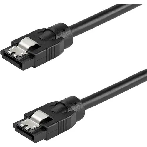 StarTech.com 60cm - Cable SATA Redondeado - Conectores con Pestillo - 6Gbs - con Garantía de por Vida (SATRD60CM)