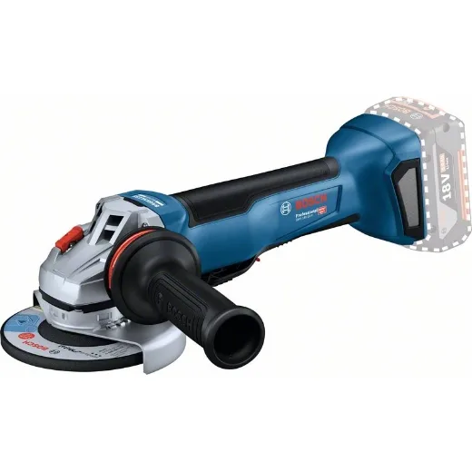 Bosch Professional 18V System GWS 18V-10 P - Amoladora angular a batería (Brushless, Ø 125 mm, 9000 rpm, interruptor PROtection, sin batería, en caja)