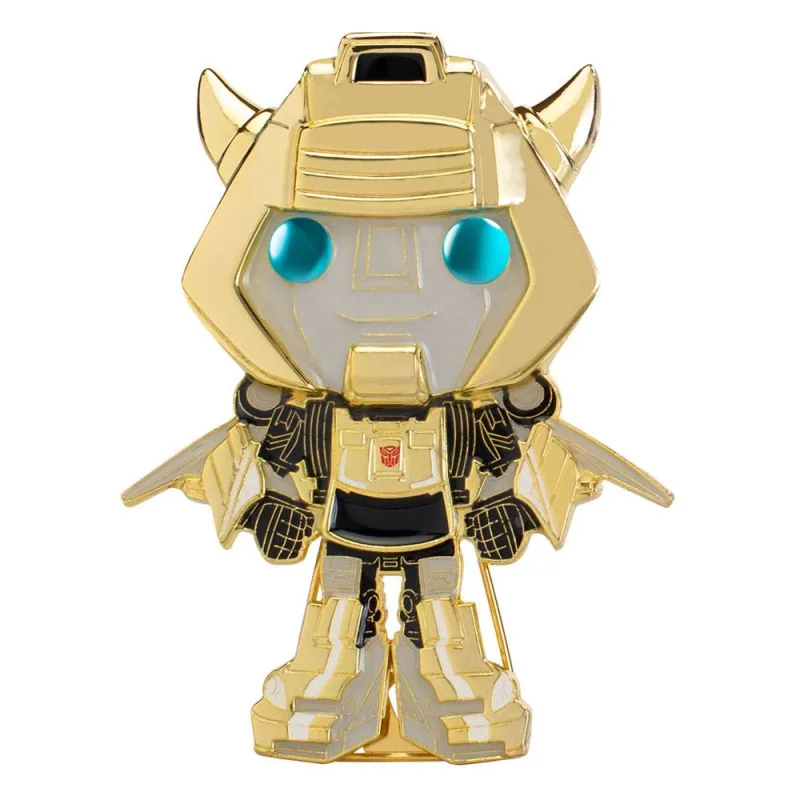 Loungefly Funko Large POP! Pin De Esmalte - Bumblebee - TRANSFORMERS: BUMBLEBEE - Transformers Classic Pin De Esmalte - Broche Imperdible Coleccionable - Para Mochilas & Bolsas - Idea Para Regalo
