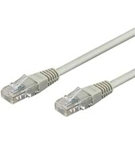 BC GOOBAY PATCHCORD RJ45 OSŁONKA ZAL KAT.5e UTP 0.5M SZARY