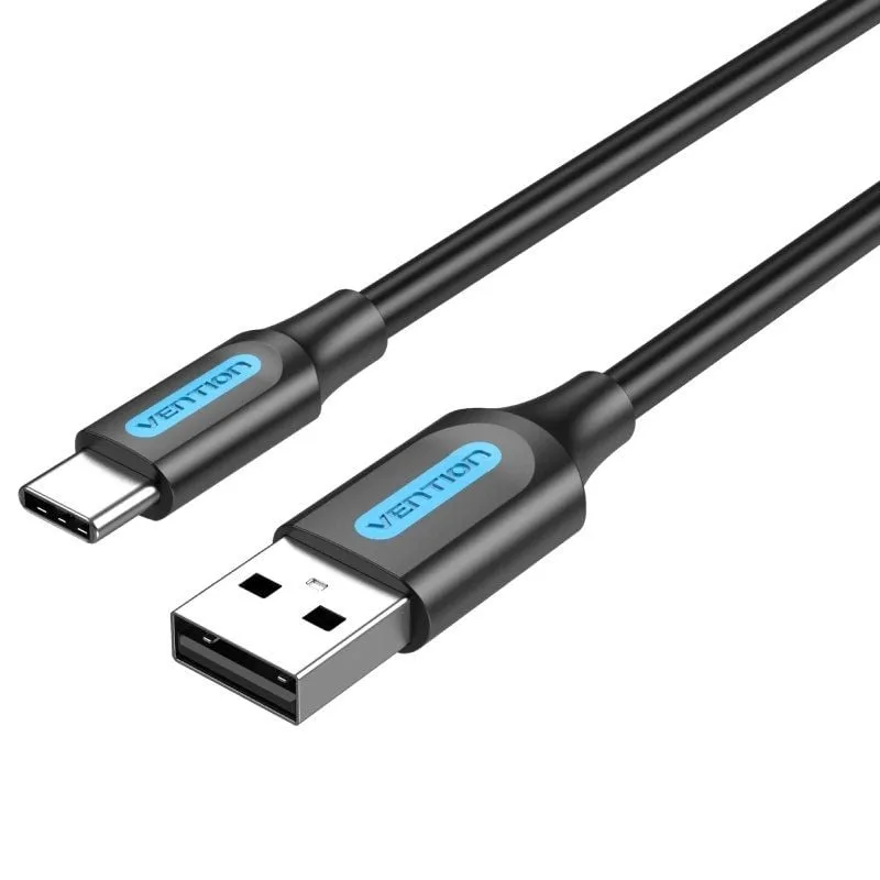 Cable usb 2.0 tipo-c vention cokbc/ usb macho - usb tipo-c macho/ 25cm/ gris