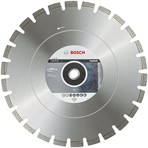 Bosch 2 608 603 643 - Disco de corte de diamante Best for Asphalt (450 x 20/25,40 x 3,6 x 12 mm)