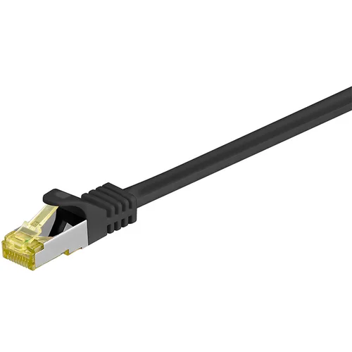 Goobay RJ-45 CAT7 25m - Cable de red (25 m, Cat7, S/FTP (S-STP), RJ-45, RJ-45, Negro)