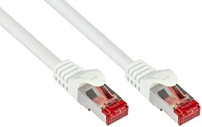 Alcasa 8060-010W cable de red Blanco 1 m Cat6 S/FTP (S-STP)