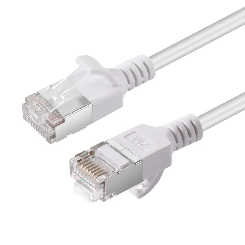 Microconnect V-FTP6A075W-SLIM cable de red Blanco 7,5 m Cat6a U/FTP (STP)