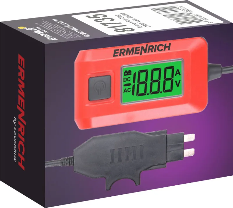 Comprobador de corriente automotriz Ermenrich Zing CT30