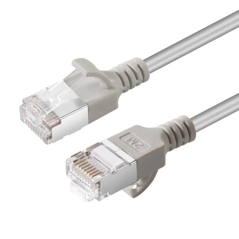 Microconnect V-FTP6A075-SLIM cable de red Gris 7,5 m Cat6a U/FTP (STP)