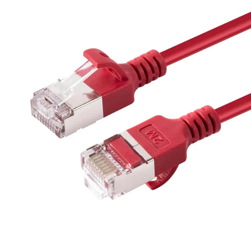 Microconnect V-FTP6A075R-SLIM cable de red Rojo 7,5 m Cat6a U/FTP (STP)