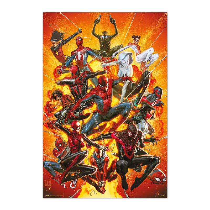 Grupo Erik Póster Marvel Spider Man, Spider Geddon 1 - Lamina decorativa Marvel/Póster Spiderman - Marvel Merchandising - Producto con licencia oficial