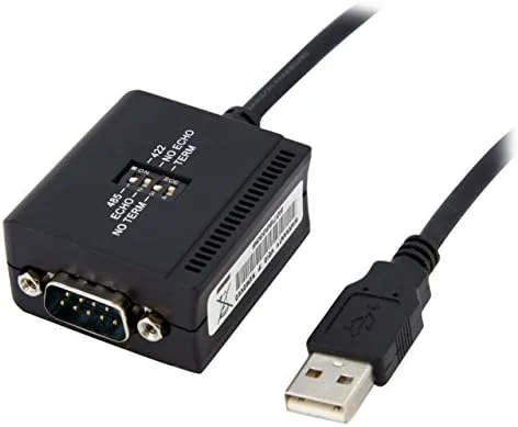 StarTech.com Cable 1,8m USB a Puerto Serie Serial RS422 y 485 DB9 con Retención Puerto COM