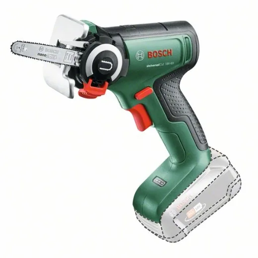 Bosch Home and Garden Sierra NanoBlade con Batería UniversalCut 18V-65, para Cortar Rápido y a Mano Alzada Madera Plástico, Profundidad Máx. de Corte 65 mm, Sistema 18 V, No Incluye la Batería
