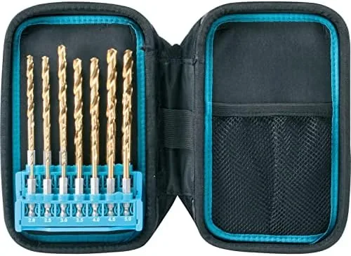 Makita P-90059 - Bolsa de brocas HSS (14 unidades), color negro
