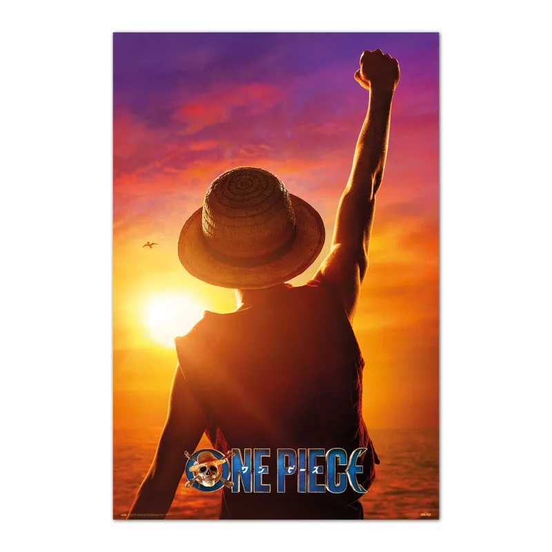 Grupo Erik Póster One Piece Netflix, Monkey D. Luffy - Lamina decorativa One Piece/Póster One Piece - One Piece merchandising, licencia oficial