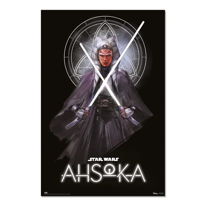 Grupo Erik Póster Disney Star Wars Ahsoka 2 - Lamina decorativa Disney/Póster Star Wars - Star Wars merchandising, licencia oficial
