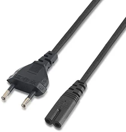 AISENS A132-0173 cable de transmisión Negro 1,5 m CEE7/7 C7 acoplador