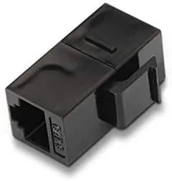 ADAPTADOR AISENS RJ45 HEMBRA A RJ45 HEMBRA CAT6 UTP NEGRO A139-0299