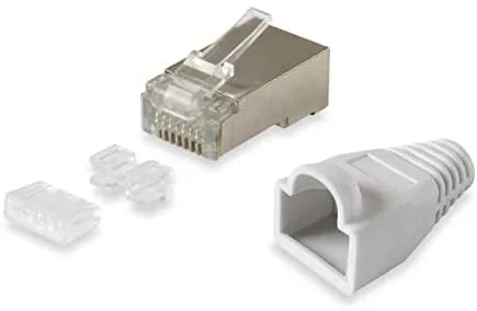 Equip Conector RJ45 Cat6 100 unidades con protección contra torceduras U. einf