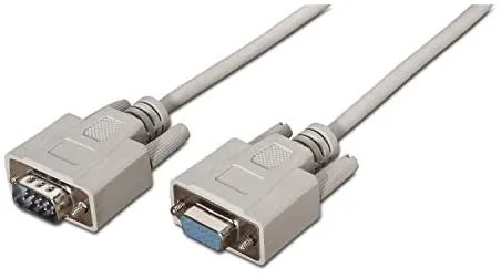 AISENS A112-0065 cable de serie Beige 1,8 m DB9