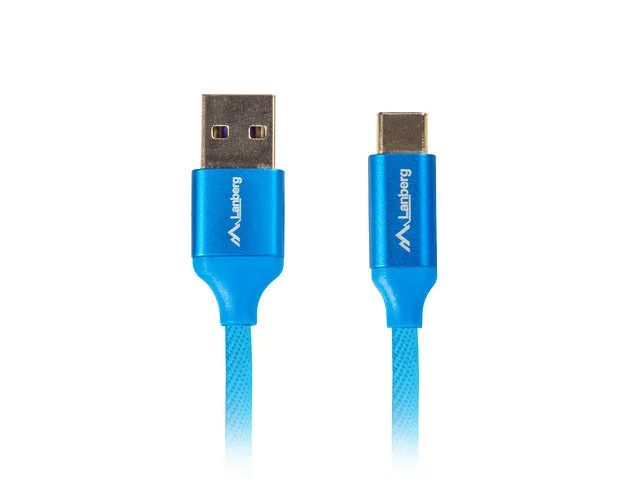 Lanberg CA-USBO-22CU-0005-BL cable USB USB 2.0 0,5 m USB A USB C Azul