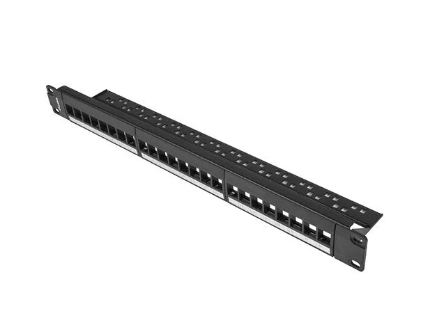 LANBERG KEYSTONE PATCH PANEL 19'', 24 PORT 1U, BLACK