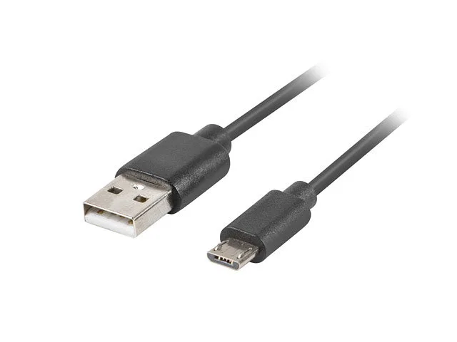Lanberg CA-USBM-20CU-0018-BK cable USB USB 2.0 1,8 m Micro-USB A USB C Negro