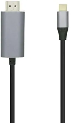 AISENS - A109-0393 - Cable CONVERSOR USB-C A HDMI 4K@60HZ, USB-C/M-HDMI/M, Negro, 1.8M