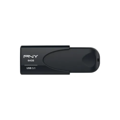 PNY Attaché 4 unidad flash USB 64 GB USB tipo A 3.2 Gen 1 (3.1 Gen 1) Negro