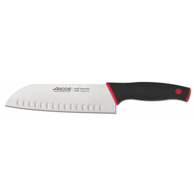 CUCHILLO SANTOKU DÚO - Cuchillo diseñado para el corte preciso de verduras, carnes y pescados.